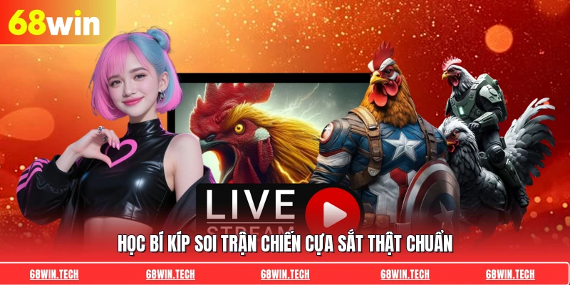 Học bí kíp soi trận chiến cựa sắt thật chuẩn